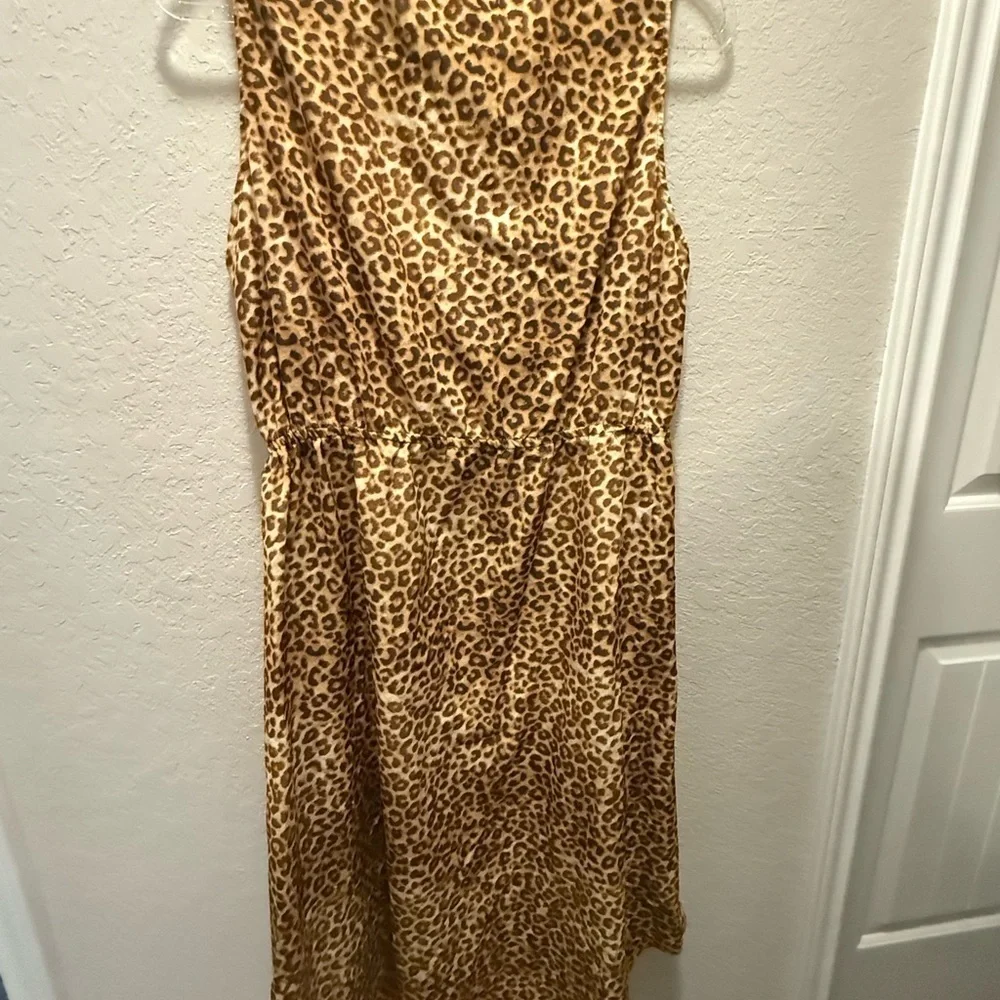 Kardashian Kollection Animal Print High Low Dress size XL